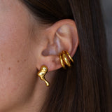Gold Dripping Studs - OIYA