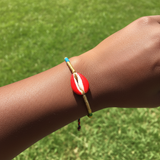 Red Candy Shell Bracelet - OIYA