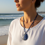 Lola Sodalite Pendant Necklace - OIYA