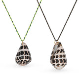 Spotted Seashell Paracord Necklace - OIYA