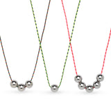 Aura Titanium Ball Paracord Necklace - OIYA