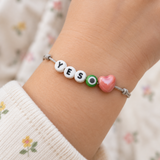 Kids Yes Letter Friendship Bracelet - OIYA