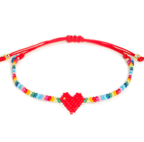 Kylie Miyuki Heart Bracelet