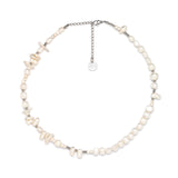 Snow Raw Pearl Choker - OIYA