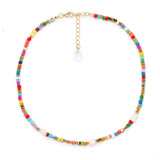 Kids Laurie Pearl Beaded Choker - OIYA