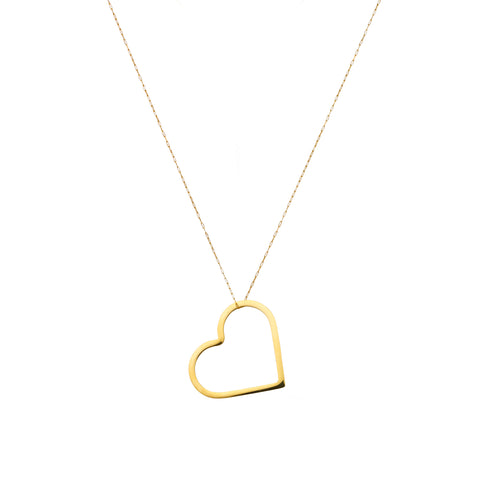Marisa Heart Chain Necklace
