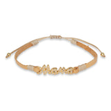 Mama Caramel Leather Bracelet