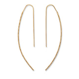 Gold Thread Earrings - OIYA