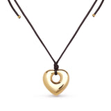 Remi Heart Suede Necklace