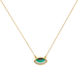 Malaysia Green Eye Necklace - OIYA
