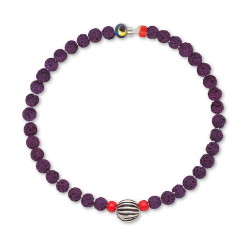 Luca Lava Beaded Bracelet