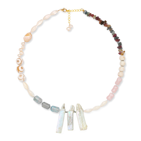 Addison Pearl & Stone Choker