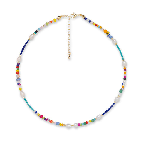 Brooke Pearl Beaded Choker