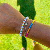 Freshwater Baroque Pearl Rainbow Bracelet