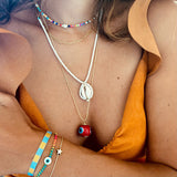 Marie Evil Eye Pendant Necklace - OIYA