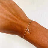 Gold Infinity Charm Bracelet - OIYA
