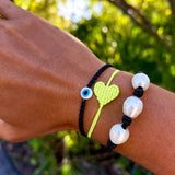 Buttercup Heart Bracelet