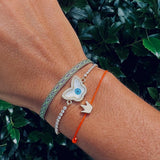 Lux Mother of Pearl Butterfly Bracelet