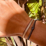 Sterling Silver Beaded Bracelet - OIYA