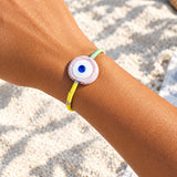 Harlow Ceramic Evil Eye Bracelet