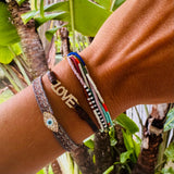 Love Chocolate Leather Bracelet