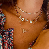 Jordyn Jewel & Chain Necklace