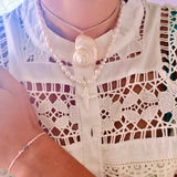 Faith Raw Pearl Choker