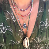Spotted Seashell Paracord Necklace - OIYA