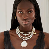 Freshwater Baroque Pearl Teardrop Necklace - OIYA
