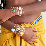 Lizzie Evil Eye Thread Bracelet - OIYA