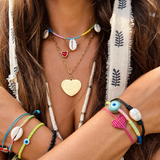 Mini Athena Ceramic Evil Eye Bracelet