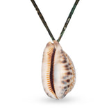 Tiger Cowrie Shell Liberty Print Necklace - OIYA