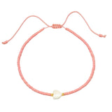 Lucia Heart Beaded Bracelet - OIYA