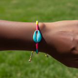 Blue Candy Shell Bracelet - OIYA