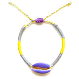 Purple Candy Shell Bracelet - OIYA