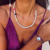Naomi Pearl & Chain Necklace