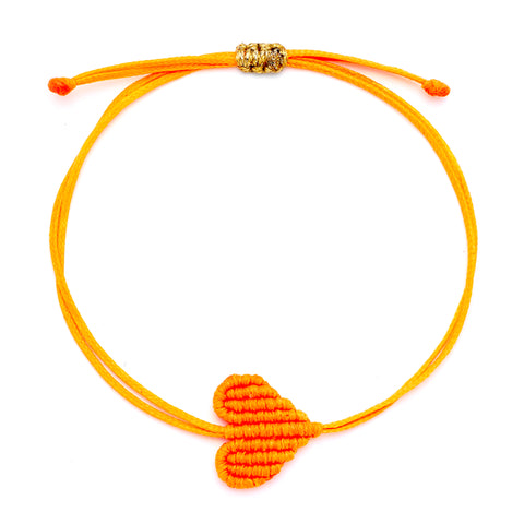 Marigold Heart Bracelet