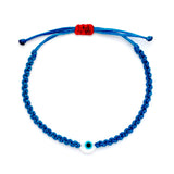 Blueberry Braided Bead Bracelet