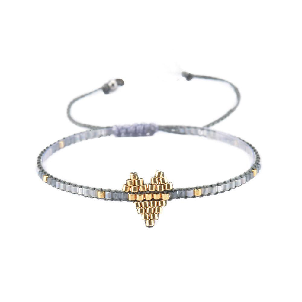 miyuki_heart OIYA Miyuki Heart Bracelet