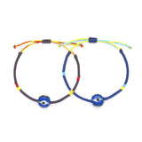 Blue Murano Evil Eye Bracelet - OIYA