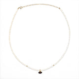 Freshwater Baroque Pearl Evil Eye Necklace