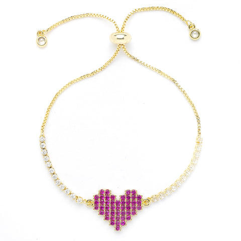 Tetris Heart Bracelet