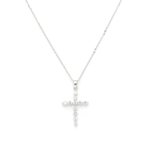 Small Silver Faith Necklace