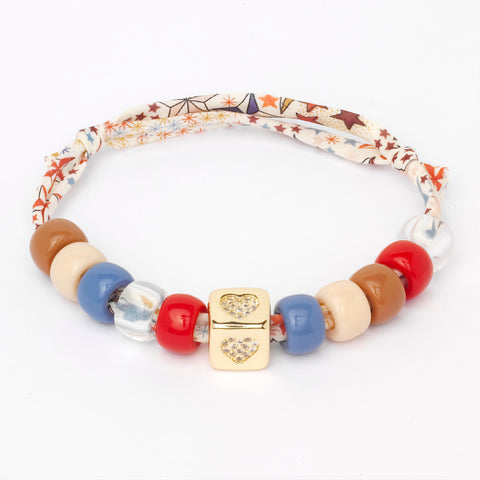 Liberty Gold Heart Charm Bracelet