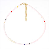 Blossom Pearl Beaded Choker - OIYA