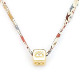 Liberty Gold Evil Eye Charm Necklace - OIYA