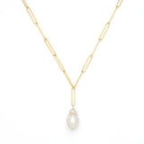 Freshwater Baroque Pearl Chain Necklace