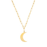 Kendra Moon Chain Necklace