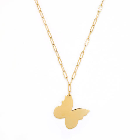 Delia Butterfly Chain Necklace