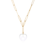 Kiara Transparent Heart Chain Necklace